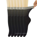 Wholesale custom mens ankle bamboo socks with seamless toe